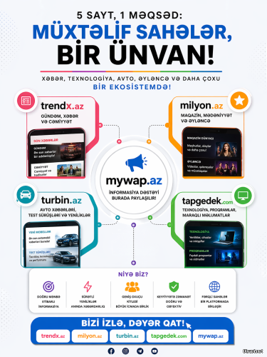 5 sayt, 1 məqsəd — informasiya gücü!